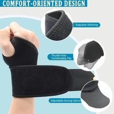 Wrist Brace Support Wrap for Carpal Tunnel Arthritis Tendinitis Sprain Band Men