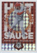 2021 Panini Mosaic Hot Sauce Mosaic Prizm Bryce Harper #HS3 04cw