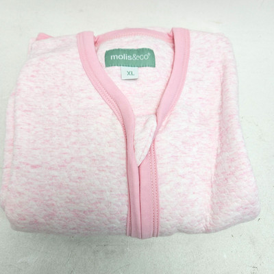Molis & Co Muslin & Cotton Girls Pink Sleeping Bag TOG 0.5 Sz XL 18-36 mos