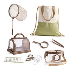 Kids Explorer Kit, Outdoor Bug Catcher Kit for Kids with 8 PCS Brown