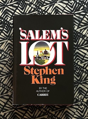 'SALEM'S LOT ~ STEPHEN KING (1975, Doubleday) HCDJ BCE Vintage Vampire Horror VG
