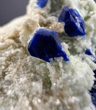 327 Gm Rare Royal Blue Hauyne Crystals Specimen - Badakhshan Afghanistan