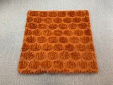 Pumpkin Pillow Cover 24 X 24 Autumn Orange Chinelle Textured Soft Square Zipper