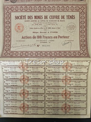 Société des Mines de Cuivre de Ténès