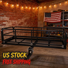 750lb Cargo Carrier Heavy Duty Steel Rust-resistant For 2 Receive Folding Hitch 750lb Cargo Carrier Heavy Duty Steel Rust-resistant For 2 Receive Folding Hitch