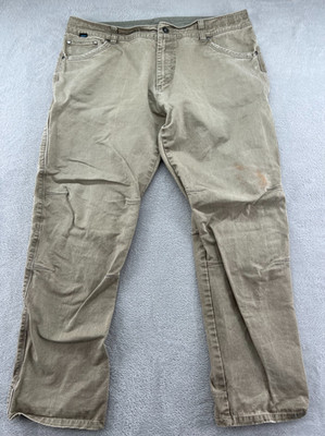 KUHL Pants Mens 40x32 Free Ryder Patina Canvas Cotton Hiking Outdoor Cargo