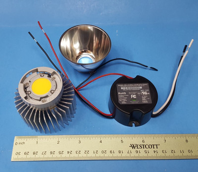 Power LED + Heatsink + Reflector + LED DRIVER, XSM8030-1300-C, XEL-014PAL-CX700