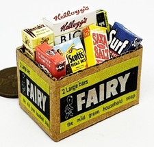 Dolls House Cardboard Grocery