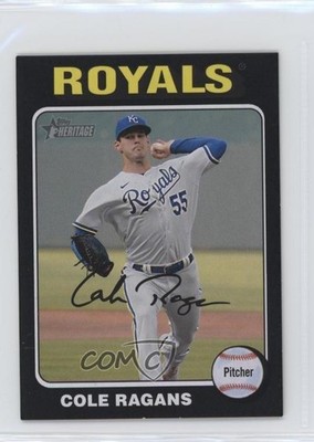 2024 Heritage Mini Black Border 1/50 Cole Ragans (White Above Card Number) 2g8