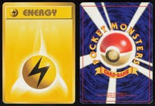 LIGHTNING ENERGY BASE SET POKEMON JAPANESE 1996 MP