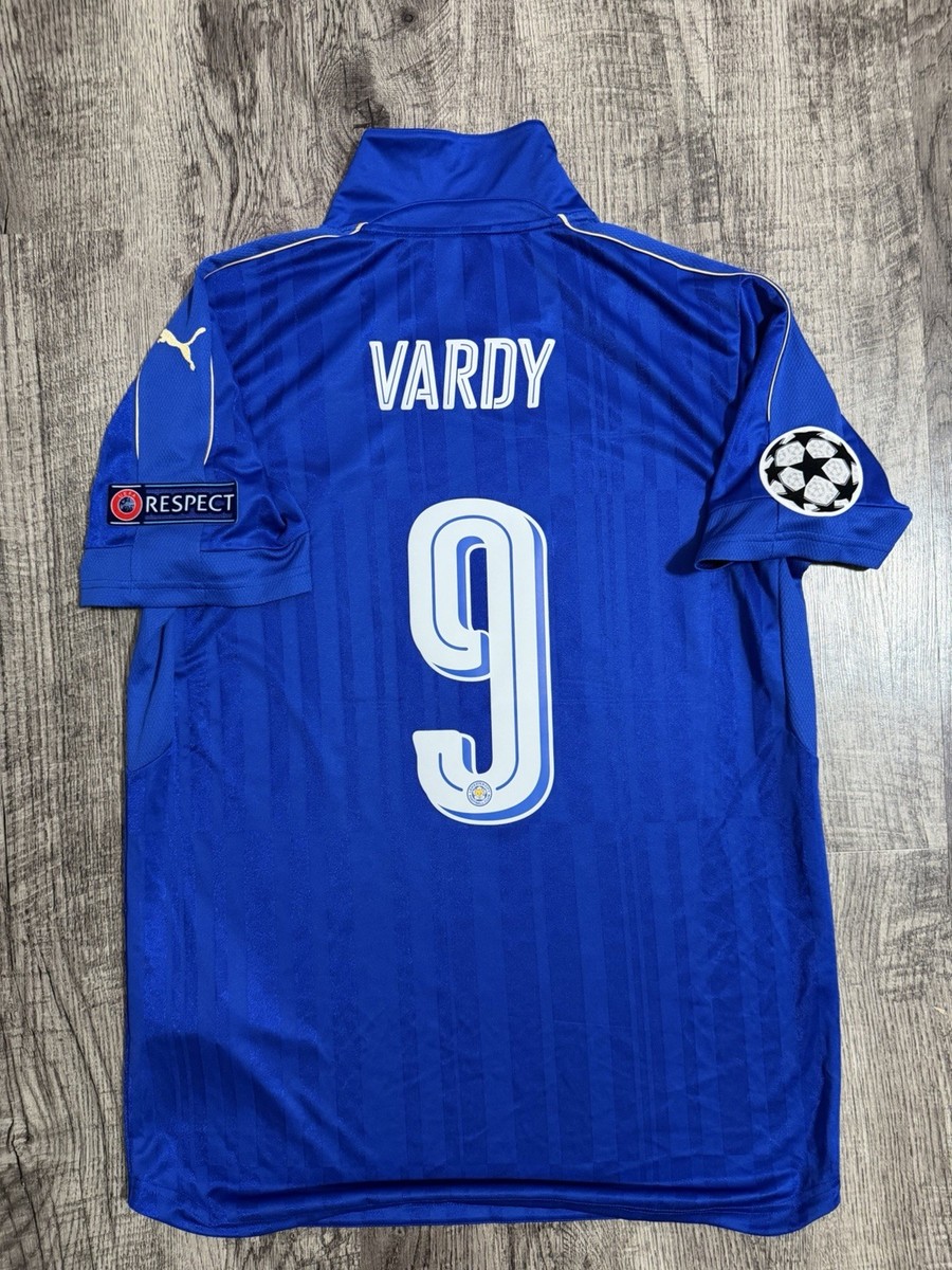 Jamie Vardy Leicester City 2016/17 Puma Jersey Men's Size Large | eBay