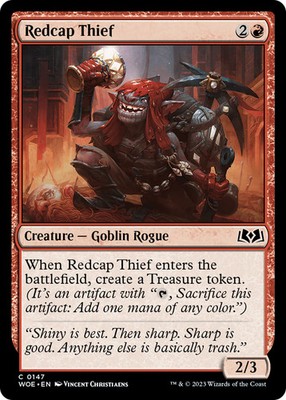 Redcap Thief [Wilds of Eldraine] Magic MTG