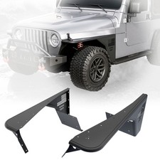 High Clearance Front Tubular Fender Flares For 97-2006 Jeep Wrangler Tj Armor High Clearance Front Tubular Fender Flares For 97-2006 Jeep Wrangler Tj Armor