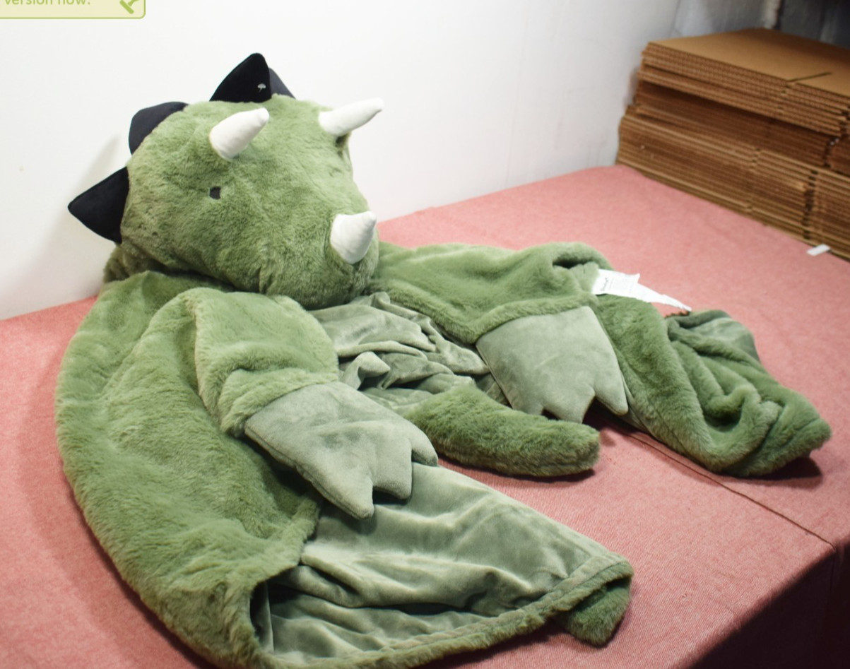 Pillowfort Dinosaur Kids' 40x50" Hooded Blanket*