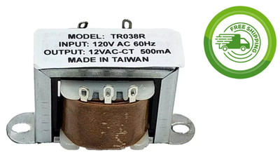 Philmore TR038R 12VAC @500MA Power Transformer Center Tap 6-0-6