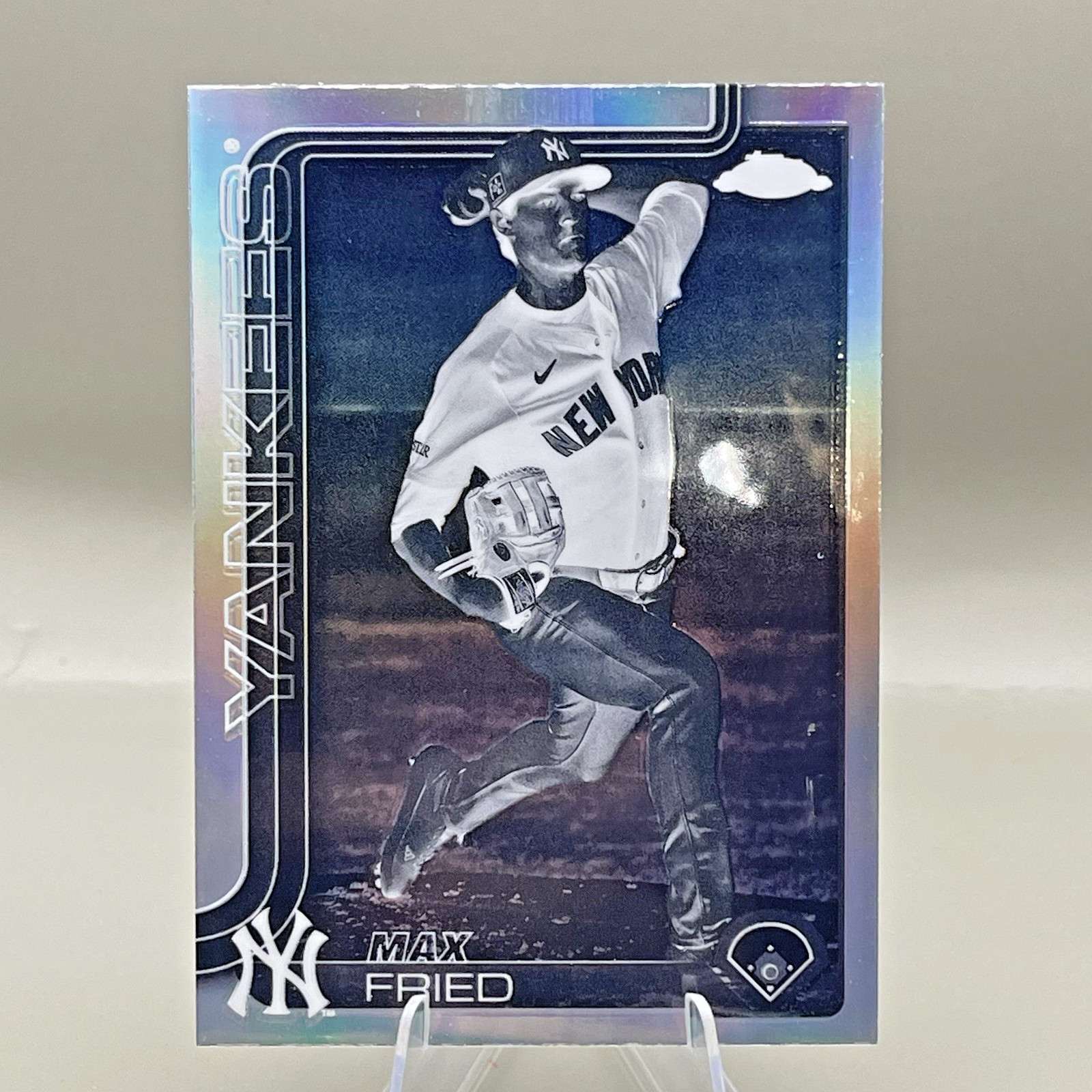 2025 Topps Chrome - MAX FRIED Negative Chrome Refractor #39 SP New York Yankees