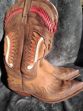 Sancho Rare Western Cowboy Boots. Mens UK12 EU46