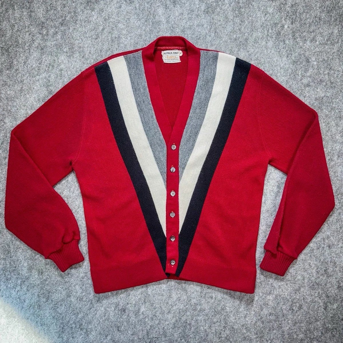 vintage alpaca cardigan products for sale | eBay