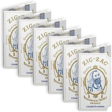 ZIG-ZAG Rolling Papers - Original White 70 Mm Paper - Natural Gum Arabic - Thin 