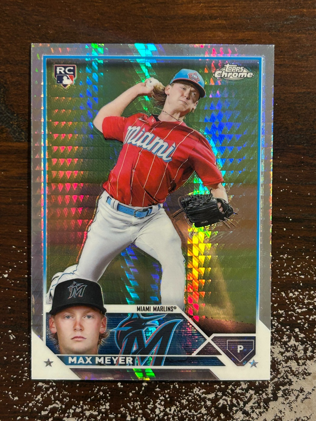 2023 Topps Chrome - Max Meyer #104 Prism Refractor (RC)