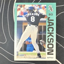 1992 Fleer Bo Jackson #86 Chicago White Sox Baseball Card