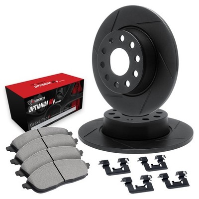 For Land Rover Range Rover 95-02 R1 Concepts Slotted Rear Brake Kit w 5000 Pads