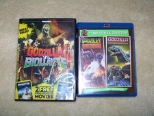 Godzilla The Toho Godzilla Collection Blu Ray  Godzilla vs Biollante DVD Lot