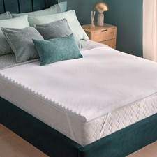 Silentnight Orthopaedic 3cm Mattress Topper Hypoallergenic Memory Foam Support