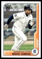 Miguel Cabrera 2021 Topps Big League #45 Tigers MLB READ FREE SHIP AutographDen