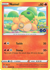 Numel 13/78 Regular Pokémon GO Pokémon TCG NM 40% off at 10+ cards