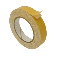 JVCC Double-Sided Fabric Tape (DCC-9P): 1 in. x 75 ft. (White)