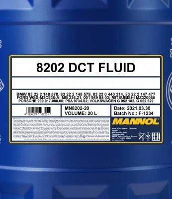 MN8202-20 MANNOL DCT Olio Cambio Automatico (ATF) ATF DCT, 20l, Giallo | Inserisca Subito Un Ordine - Foto 5