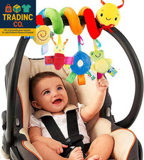 Spiral Car Seat  Stroller Activity Toy - Baby Sensory Toys Soft Hanging Toys fo