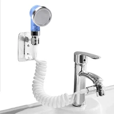 Sink Faucet Hose Sprayer Hair Washing Hand Shower Spray Faucet Attachment wit...