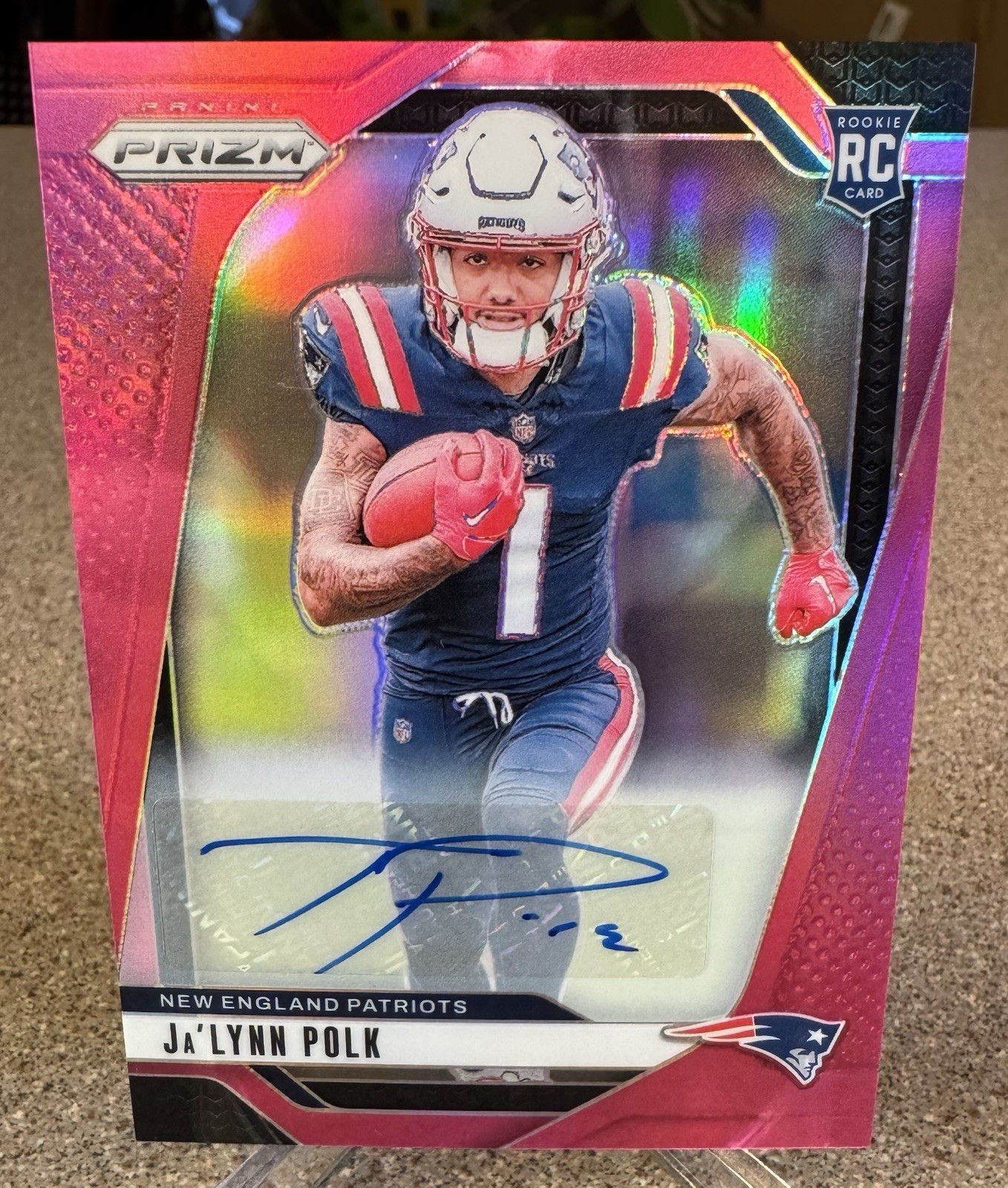 2024 Ja’Lynn Polk Prizm Pink Autograph