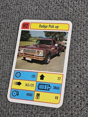 Dodge Pick Up - H3   - Einzelkarte - Quartett ( 5A)
