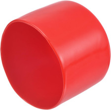 2pcs Rubber End Caps 51mm 2" ID Vinyl Round Tube Bolt Cap Cover Screw Thread Pr
