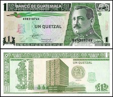 Guatemala 1 Quetzal, 1993, P-87a, UNC