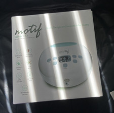 Motif Luna Double Electric Breast Pump Battery Backflow White/Green 24mm 28mm