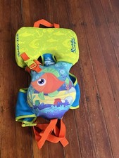 Stearns Puddle Jumper Infant Hydroprene Fish Print Life Jacket - Under 30lbs NWT