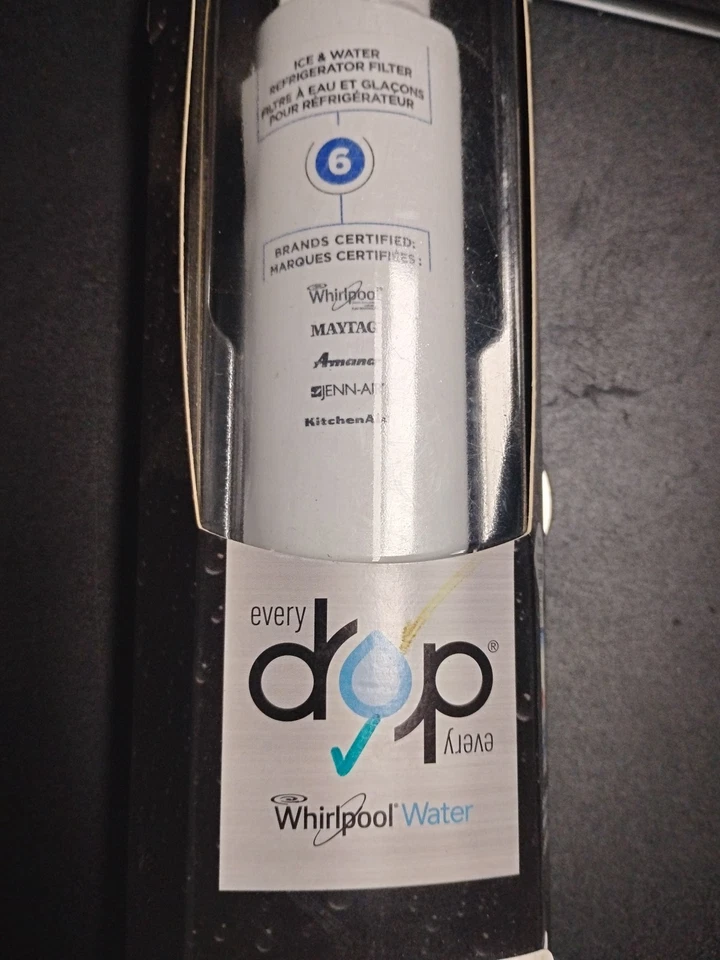 Every Drop By Whirlpool Ice and Water Refridgerator Filter#6 Single pack- EDR6D1 - Image 3 of 4