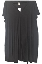 West Loop Dress Women's XXL Black, Short Sleeve, V-Neck,. New With Tags