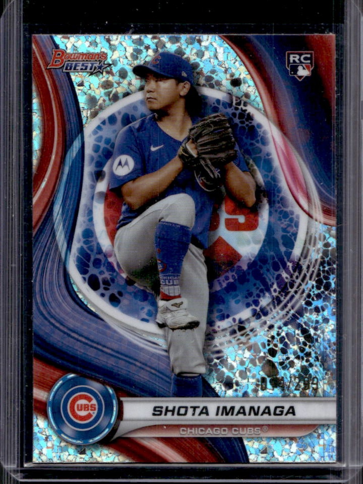 2024 Bowman's Best Shota Imanaga RC Mini-Diamond Refractor Rookie #/299 Cubs