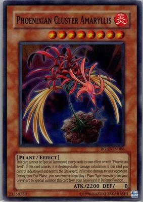 Phoenixian Cluster Amaryllis Super Rare Raging Battle RGBT-EN006 LP-NM