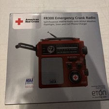 AMERICAN RED CROSS FR300 Eton Hand Crank Weather Radio Emergency ARCFR300R