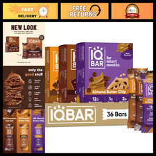 Keto Protein Bars - Low Sugar Chocolate Variety Pack, 36 Count, Clean Snack Opti