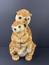 Aurora World Mom And Baby Meerkat Stuffed Animal Plush