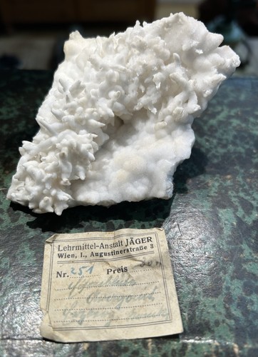 Historic Minerals 1930s : ARAGONITE Eisenblüte Erzberg Austria Österreich Wien Historic Minerals 1930s : ARAGONITE Eisenblüte Erzberg Austria Österreich Wien