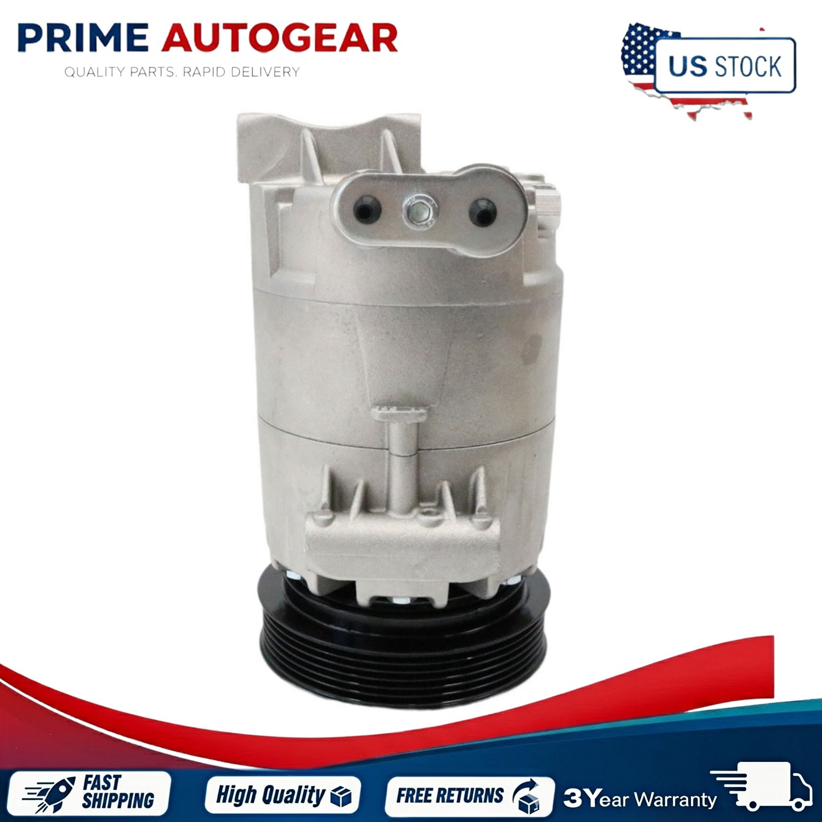 284728 AC Compressor Pump For Maserati GranTurismo Quattroporte 4.2L 4.7L V8