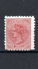 NOUVELLE-ZELANDE 1891-95 1s Brun Rouge Reine Victoria SG 226 MVLH Postage